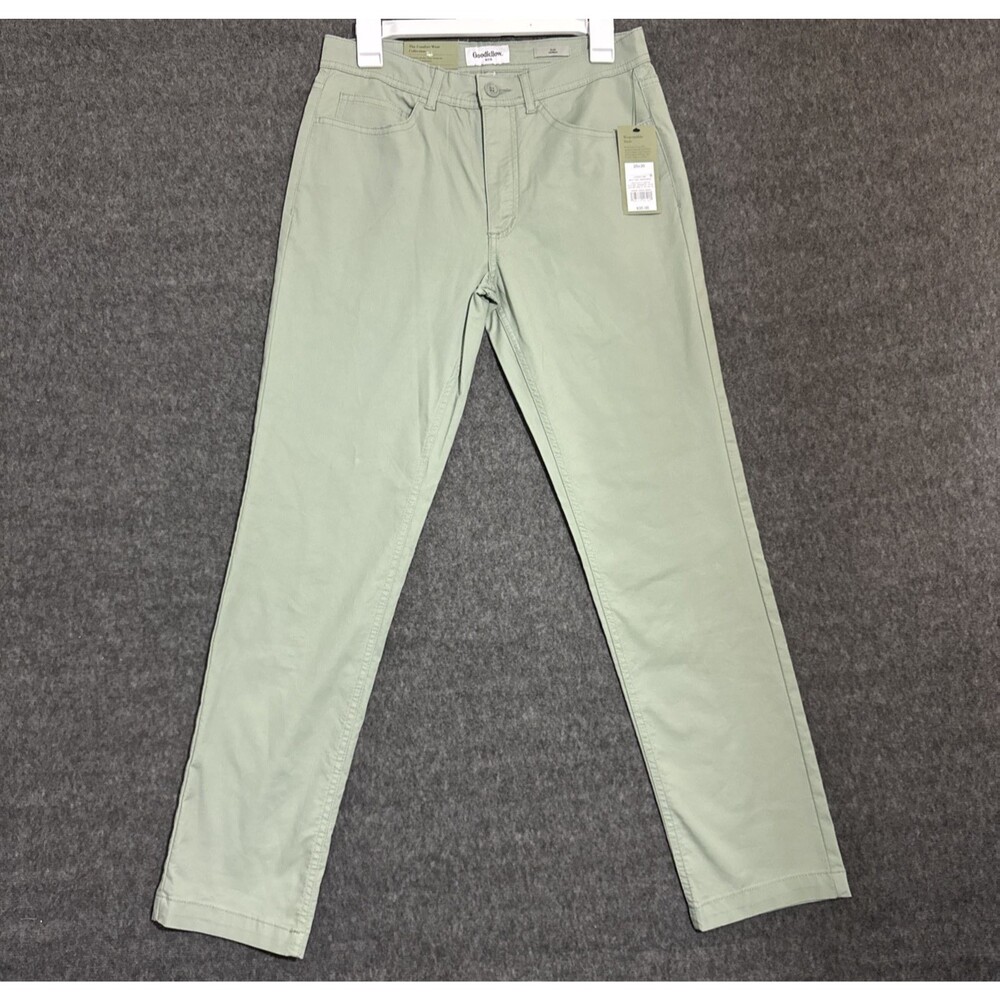 Goodfellow & Co Men's Pants Comfort Wear 5 Pocket Slim Green 36x32